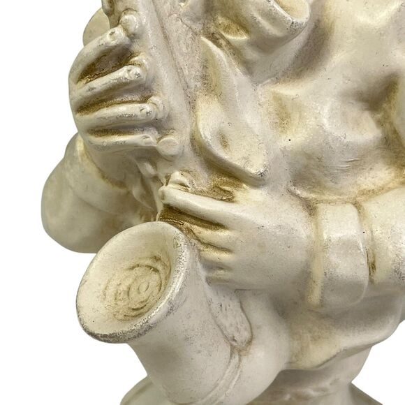 Kendrick Universal Statuary Co Saxophone Boy & Girl Bust Statues 1971 Home Decor - Picture 6 of 14